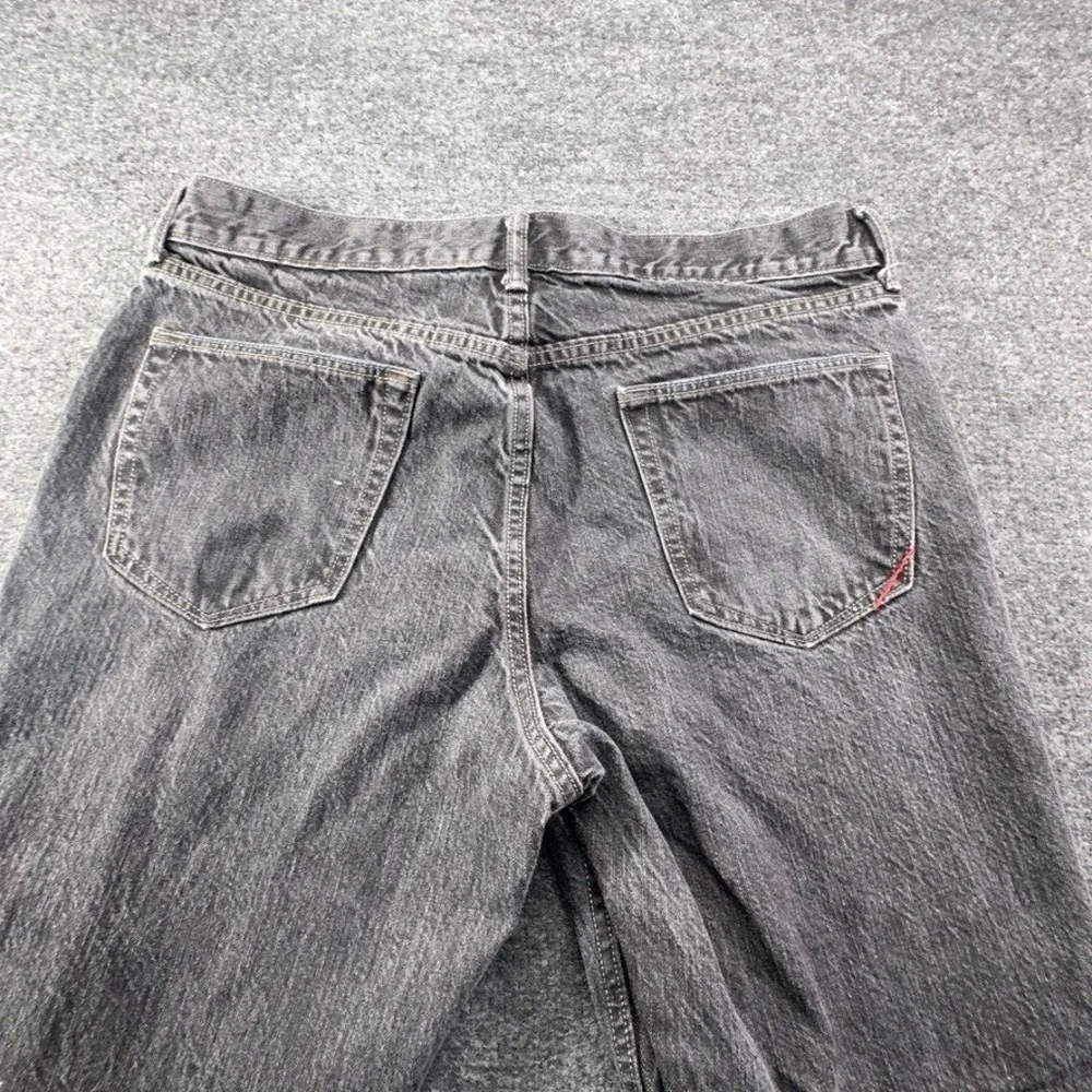 Banana Republic Mens Straight Leg Jeans 34x32 Faded Black 100% Cotton Denim